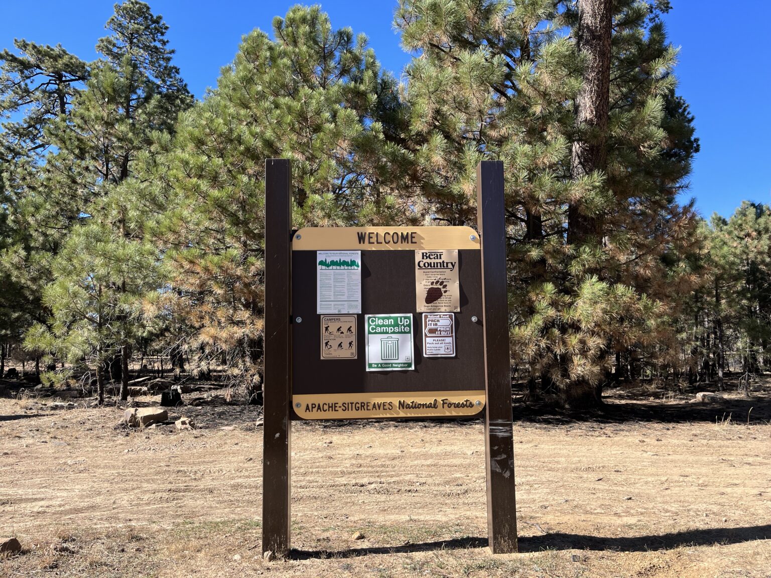 Campground updates for ApacheSitgreaves National Forests TrailKiosk